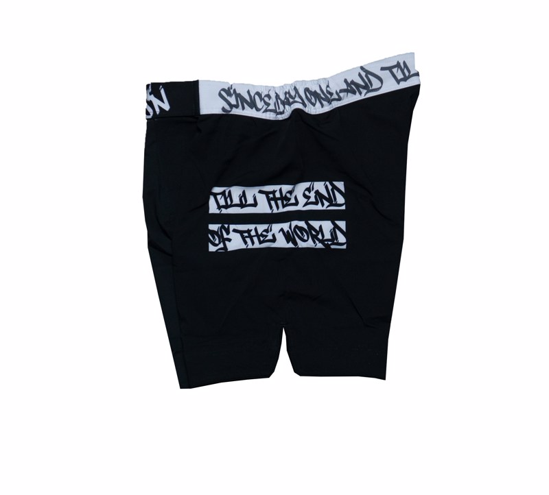 CHOSEN Till The End Fight Shorts-Black